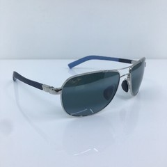 NEW MAUI JIM GUARDRAILS MJ 327-17 Shiny Silver with Neutral Grey Polarized JAPAN