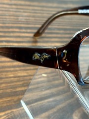 Maui Jim Palms MJ 111-01 Dark Brown Sunglasses Frame Butterfly Full Rim 115mm