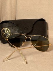 Ray-Ban RB-3362 Cockpit Aviator Blue Mirrored Lens Sunglasses, 112/17-56 -14