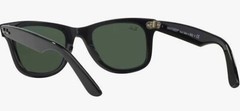 Ray-Ban RB2140 Original Wayfarer Black,Green Lenses,Unisex,Classic Sunglasses.