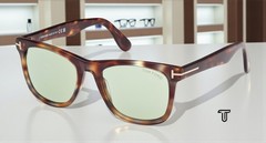 Tom Ford FT1099 56N Acetate Havana Other Green 52 mm Men’s Sunglasses