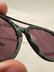 Brand New Diesel Sunglasses DL0188 Dark Green Marble Black Bar 98J 54-17-145 3