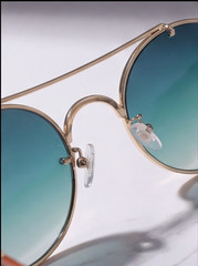 Vintage Round Steampunk Sunglasses Men Women Wood Grain Luxury Brand Fashion UV