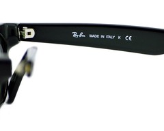 Ray-Ban RB2132 New Wayfarer Classic Black Frame Green Lens 55mm Unisex