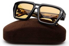 NEW TOM FORD TF 1202-F 01E Black Sunglasses 56-19-140mm B46mm Italy