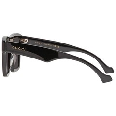 Gucci Solid Grey Square Men’s Sunglasses GG0962S 005 55 GG0962S 005 55