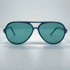 France Depose Sunglasses Vintage Nylon Ski Optics Black Square FRAMES ONLY 093