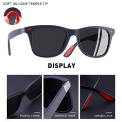 Classic Polarized Sunglasses Lightweight Fashion Square Frame Driving Sunglasses