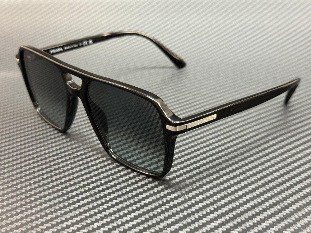 PRADA PR 20YS 1AB06T Black Grey Gradient Men’s 55 mm Sunglasses