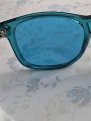 Rainbow Optx The Translucent – Serenity Aqua w/ Cloth Pouch Sunglasses UVA UVB