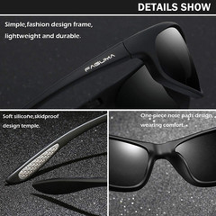 Men’s Sports Sunglasses Polarized UV400 Protection Cycling Running Fishing