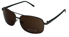 Kenneth Cole Reaction Shiny Gunmetal Mens Rectangle Metal Sunglass, KC1379. 8E