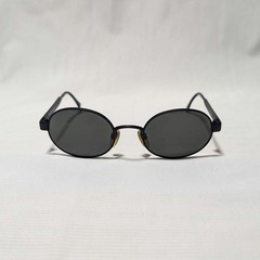 Emporio Armani Italian Round All Black Sunglasses