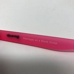 Goodr OG Flamingos On A Booze Cruise Sunglasses Pink Teal Reflective Mens Medium