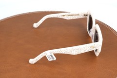 I-sea Sonia White Square Polarized Sunglasses