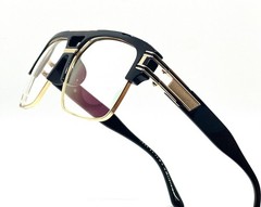 Men Sunglasses Fashion Square Gold Clear Lens Retro Hip Hop Rapper Style Shades