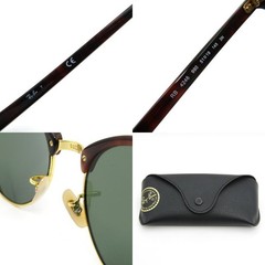 Ray-Ban Sunglasses RB4246 CLUBROUND Made in China Club Round Brow Combi DDU