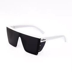 Million Vision Z87 glasses White Frame Black Tinted Lens for Men Designer