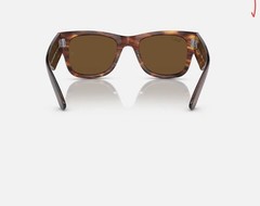 RAY BAN RB0840SF MEGA WAYFARER 6636/93 MIRRORED SUNGLASSES SIZE:52-21-145 3N
