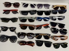 24 Sunglasses Frames Lot Assorted Brands Mix Mens Womens Kids “READ”