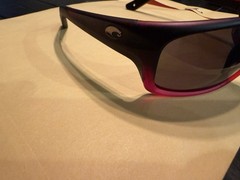 Costa Del Mar Jose Pro Sunglasses with Red Sky Frame & Gray Polarized Lenses