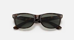 RayBan New Wayfarer Tortoise/Green Polarized 55 mm Sunglasses RB2132 902/58 55