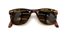 RAY BAN Sunglasses FOLDING WAYFARER Polished Tortoise Brown Solid RB4105 710 50