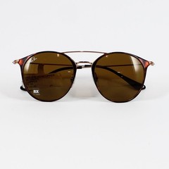 Ray-Ban Unisex Sunglasses RB3546 Phantos Copper Wire Frame, Havana & B-15 Brown