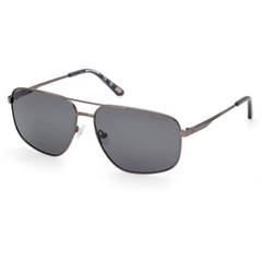 Skechers Men’s Sunglasses Shiny Gunmetal Metal Pilot Full Rim Frame SE6271 6108D