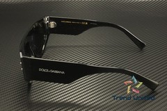 DOLCE N GABBANA DG4461 501 87 Black Dark Grey 57 mm Men’s Sunglasses
