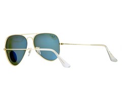 Ray-Ban Sunglasses RB3025 Aviator Classic 58mm Gold Frame Polarized Green Lens