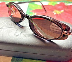 MAUI JIM ITALY MJ-124-10 DGM ROSE CRYSTAL SLEEK OVAL FLEX HINGE SUNGLASSES MINT