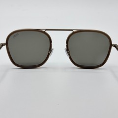 Ermenegildo Zegna Sunglasses EZ0306 59D Beige Brown Frame Smoke Lens 51mm New