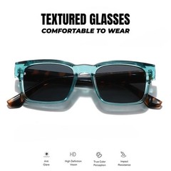 Retro Punk Square Sunglasses UV400 Unisex Outdoor Fashion Protective Frame