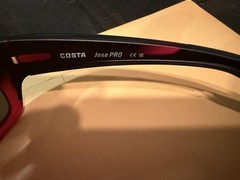 Costa Del Mar Jose Pro Sunglasses with Red Sky Frame & Gray Polarized Lenses