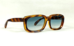 Sweet-Candy Vintage Squared Sunglasses 1970s Italy Rome Very Rare Classic
