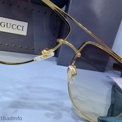 Gucci GG1418S retro gold frame aviator sunglasses 64-12-145