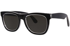 RetroSuperFuture Classic-Achromatic 5DW/R W15 Sunglasses Black/Grey 51mm