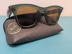 Ray-Ban Wayfarer Reverse Transparent Green. Unique Lens Combo.