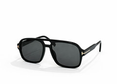 Tom Ford Falconer Sunglasses TF884 Black/Gray 60-18-140mm With Case New