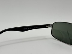 Ray-Ban RB3445 004 Gunmetal/Black/Green G-15 Lenses Sunglasses Italy READ DESCR
