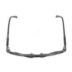 Vintage Matte Black Aviator Sunglasses Frames 130 Designer Men Women Coil Spring