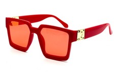Men Sunglasses Fashion Black Oversize Big Designer Square Rapper Rap Black Retro