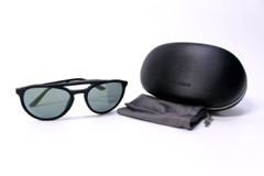 GIORGIO ARMANI AR8105 5042/6R SUNGLASSES BLACK MADE IN ITALY SIZE: 55-19-145