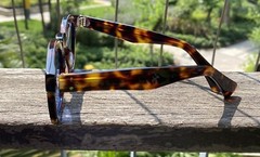 Vintage Blue Sunglasses Men Solid Acetate Tortoise Glasses Women Skyblue Glasses