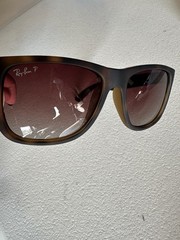 New Ray-Ban Justin Rb4165 Polarized 54mm Matte Havana Brown Gradient Sunglasses