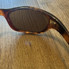 Vintage Oakley Tens 1.0 Brown Tortoise Wrap Sunglasses FRAMES ONLY Made In USA