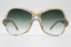 Vintage Sunglasses Saphira Vintage Multicolored Silver Oval