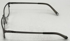 Tumi Mens Gunmetal / Stainless Steel Rectangle Eyewear Frame T106. 52mm