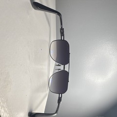 DITA KUDRU Men’s Aviator Sunglasses Black Metal Frame Gray Gradient Lenses